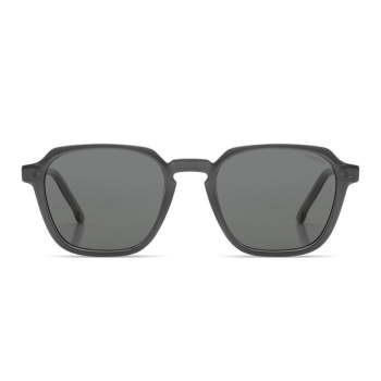 Preview: Komono Sonnenbrille Matty Iron, grauer Rahmen, Gläser getönt, Front Ansicht